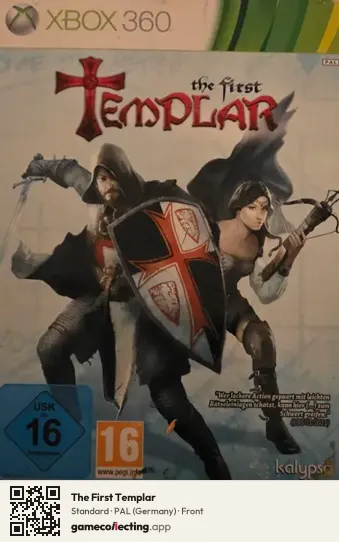 The First Templar Xbox 360, Germany box front