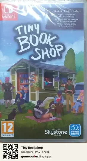Tiny Bookshop Nintendo Switch, PAL box front