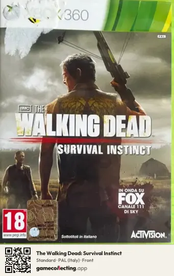 The Walking Dead: Survival Instinct Xbox 360, Italy box front
