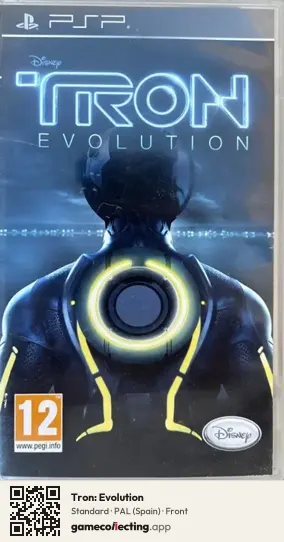 Tron: Evolution PlayStation Portable, Spain box front