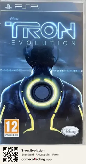 Tron: Evolution PlayStation Portable, Spain box front