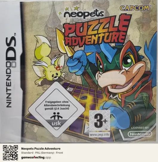 Neopets Puzzle Adventure Nintendo DS, Germany box front