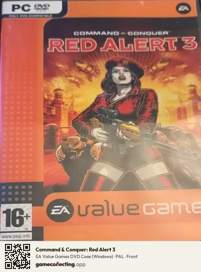 Command & Conquer: Red Alert 3 Computer, PAL box front