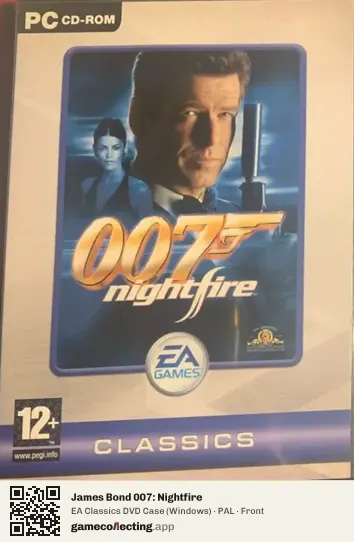 James Bond 007: Nightfire Computer, PAL box front