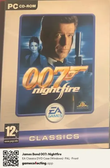 James Bond 007: Nightfire Computer, PAL box front