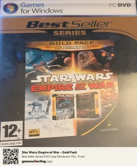 Star Wars: Empire at War - Gold Pack Computer, PAL box front