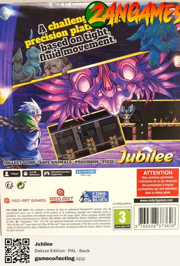 Jubilee PlayStation 5, PAL box back