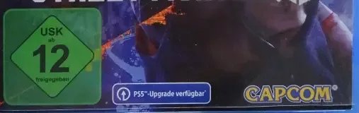 Street Fighter 6, the USK square on its front