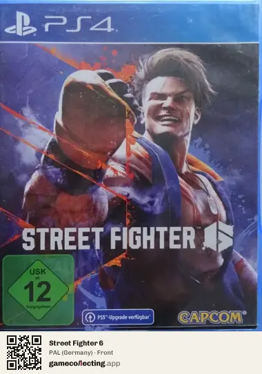 Street Fighter 6 PlayStation 4, Germany box front