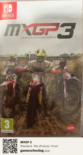 MXGP 3 Nintendo Switch, France box front