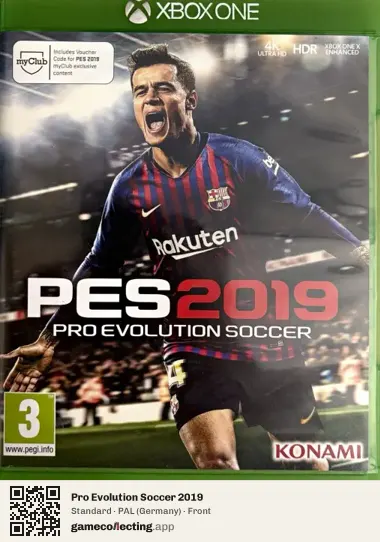 Pro Evolution Soccer 2019 Xbox One, Germany box front