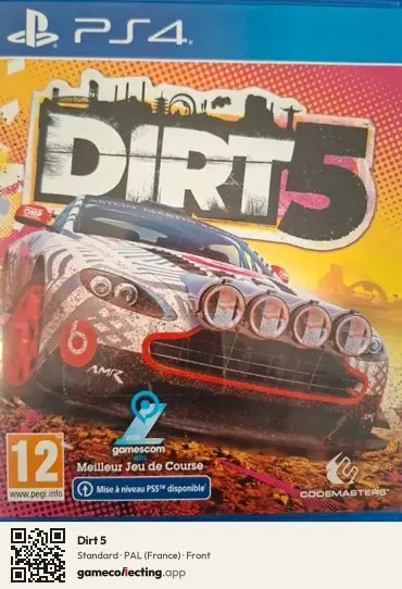 Dirt 5 PlayStation 4, France box front