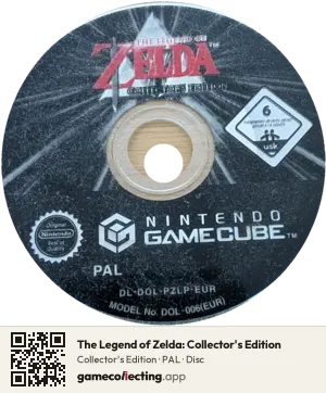 The Legend of Zelda: Collector's Edition Nintendo GameCube, PAL disc