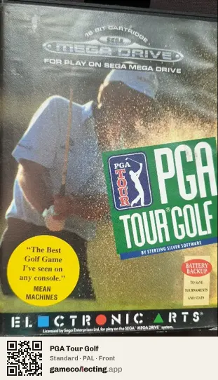 PGA Tour Golf Sega Mega Drive / Genesis, PAL box front