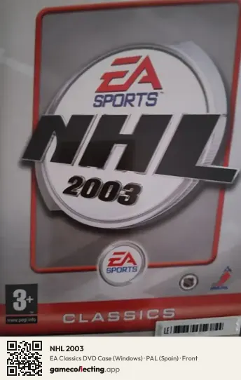NHL 2003 Computer, Spain box front