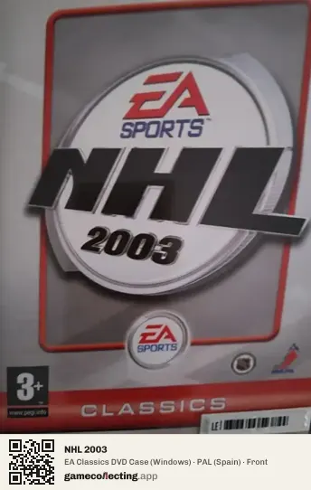 NHL 2003 Computer, Spain box front