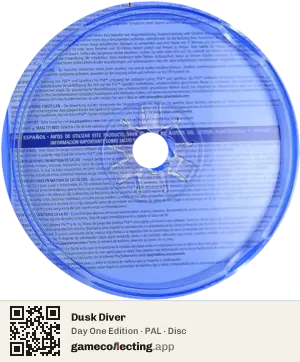 Dusk Diver PlayStation 4, PAL disc