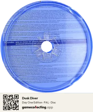 Dusk Diver PlayStation 4, PAL disc