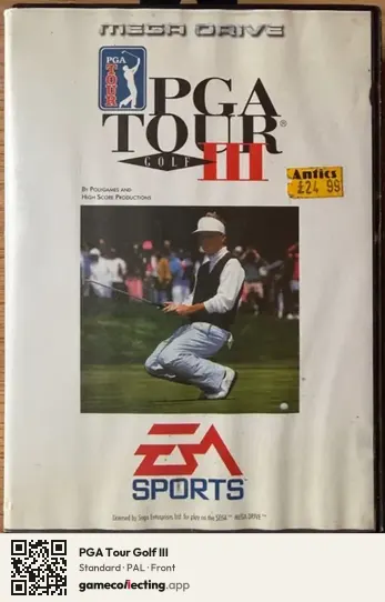 PGA Tour Golf III Sega Mega Drive / Genesis, PAL box front