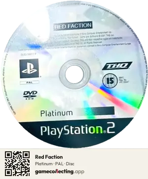 Red Faction PlayStation 2, PAL disc