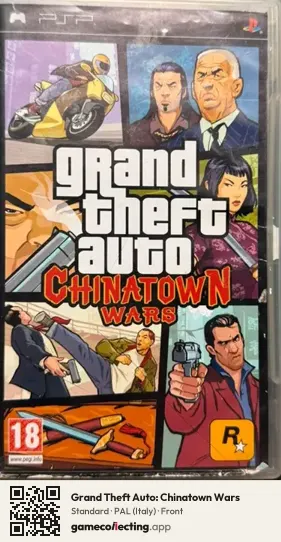 Grand Theft Auto: Chinatown Wars PlayStation Portable, Italy box front