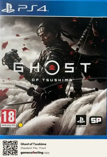 Ghost of Tsushima PlayStation 4, PAL box front