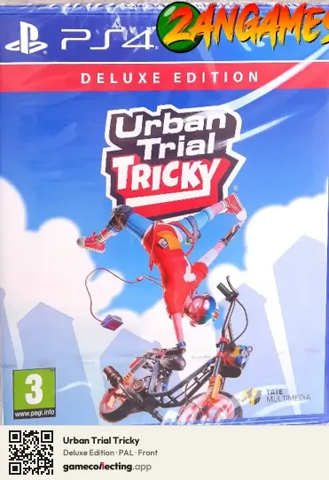Urban Trial Tricky PlayStation 4, PAL box front