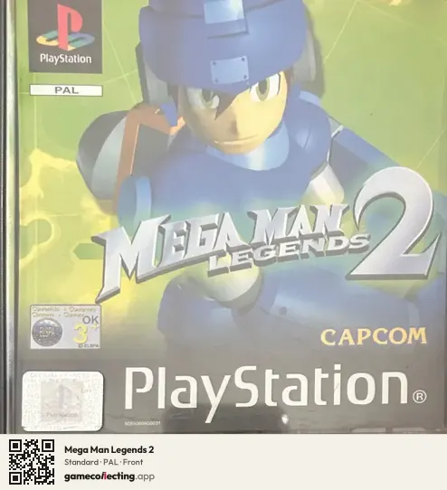 Mega Man Legends 2 PlayStation, PAL box front