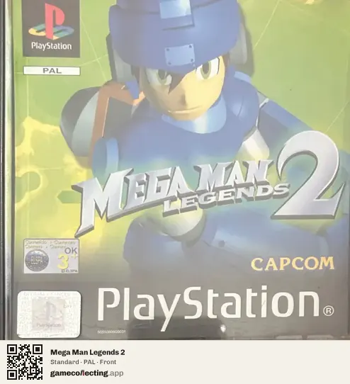 Mega Man Legends 2 PlayStation, PAL box front