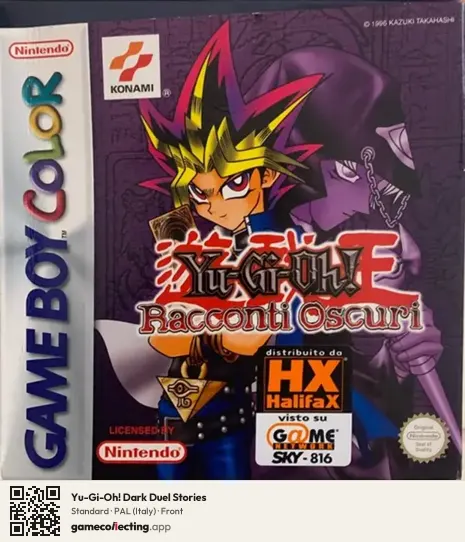 Yu-Gi-Oh! Dark Duel Stories Game Boy Color, Italy box front