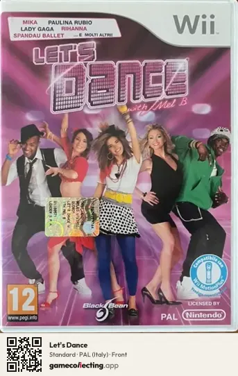 Let's Dance Nintendo Wii, Italy box front