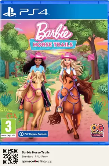 Barbie Horse Trails PlayStation 4, PAL box front
