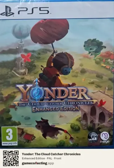 Yonder: The Cloud Catcher Chronicles PlayStation 5, PAL box front