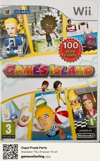 Oops! Prank Party Nintendo Wii, France box front