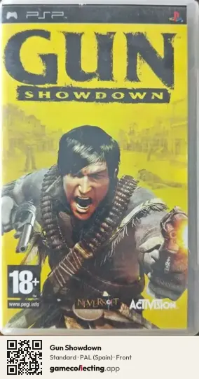 Gun Showdown PlayStation Portable, Spain box front