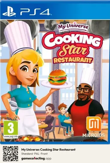 My Universe: Cooking Star Restaurant PlayStation 4, PAL box front