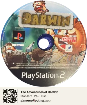 The Adventures of Darwin PlayStation 2, PAL disc