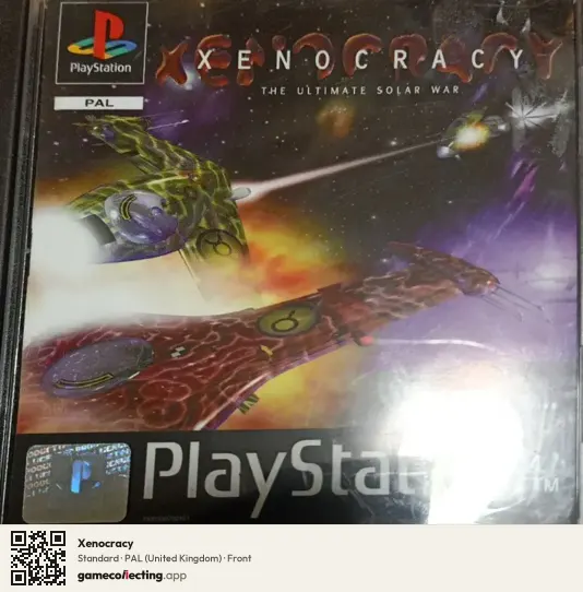 Xenocracy PlayStation, United Kingdom box front