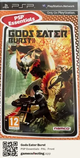 Gods Eater Burst PlayStation Portable, PAL box front