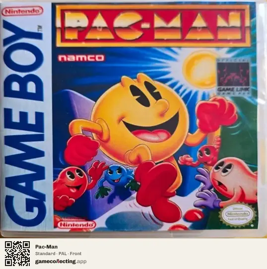 Pac-Man Game Boy, PAL box front