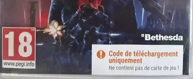 Wolfenstein: Youngblood, the PEGI square on its front