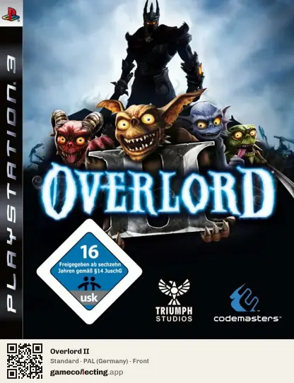 Overlord II PlayStation 3, Germany box front