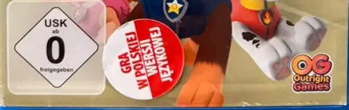 PAW Patrol: On a Roll!, the USK square on its front