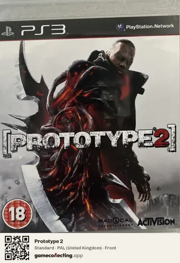 Prototype 2 PlayStation 3, United Kingdom box front