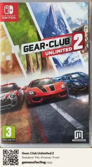 Gear.Club Unlimited 2 Nintendo Switch, France box front