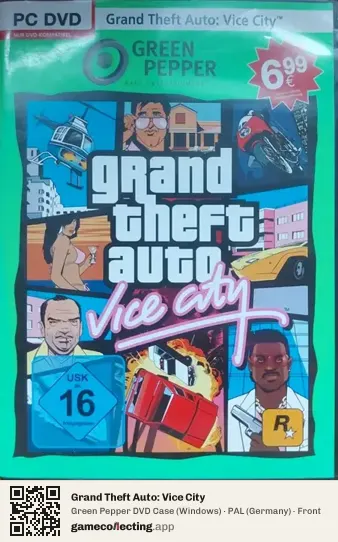 Grand Theft Auto: Vice City Computer, Germany box front