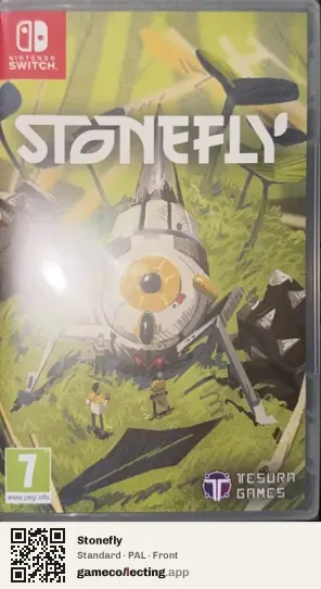 Stonefly Nintendo Switch, PAL box front