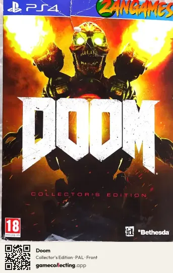 Doom PlayStation 4, PAL box front