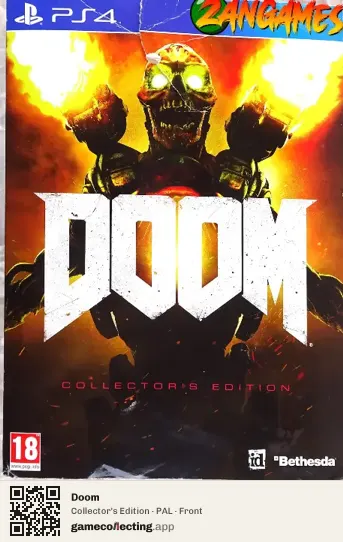 Doom PlayStation 4, PAL box front