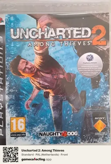 Uncharted 2: Among Thieves PlayStation 3, Netherlands box front